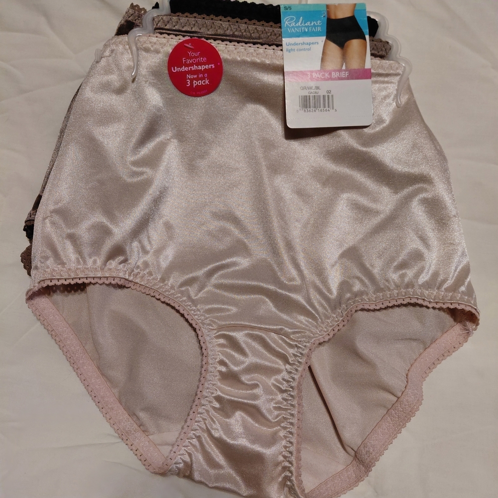 Vanity Fair Radiant Collection Women's Undershapers Underwear 3-Pack Sz 5XL / 12